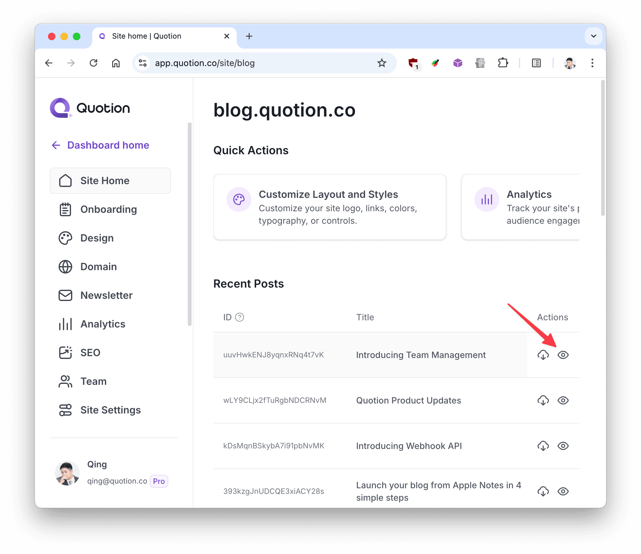 Enable realtime preview
